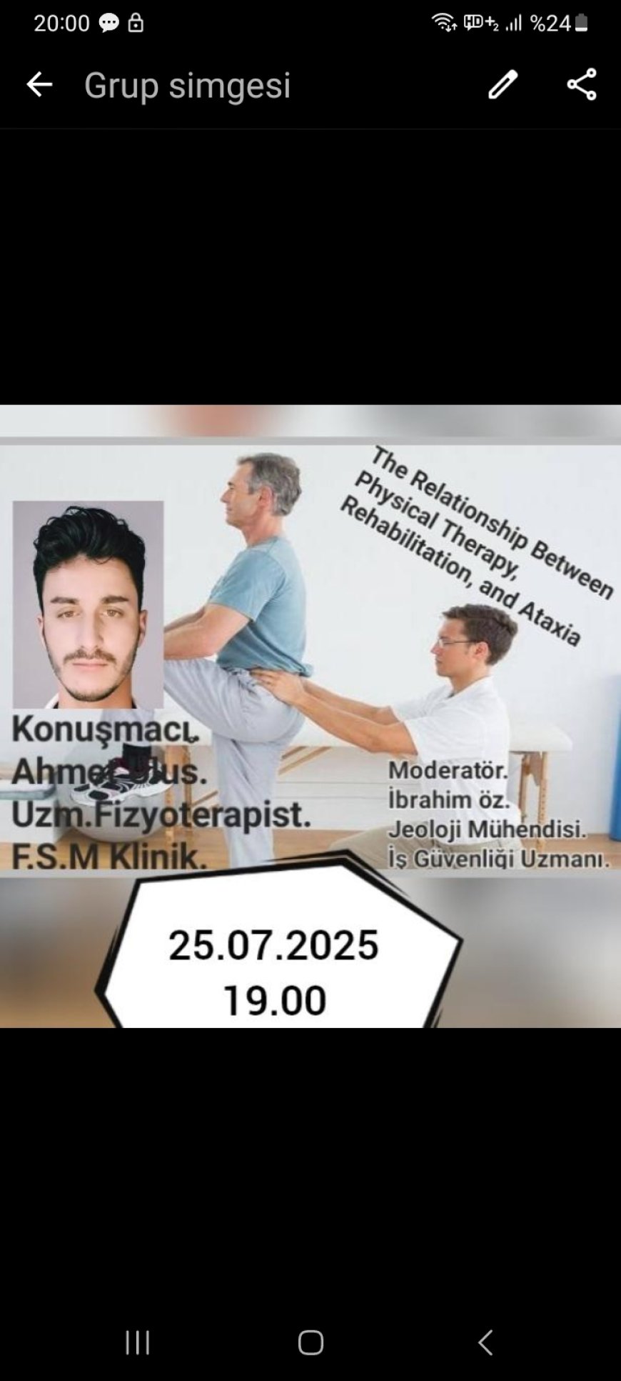 25.07.2025 19.00 Ataxia and physical therapy rehabilitation